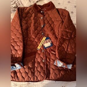 Panhandle Slim Quilted Rust Brown  Jacket